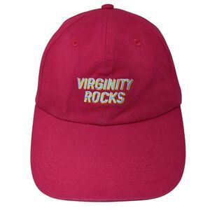 Virginity Rocks Danny Duncan Slideback Hat Pink One Size Adjustable Embroidered